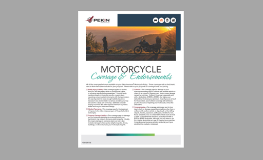Motorcycle Coverage & Endorsements Flyer
