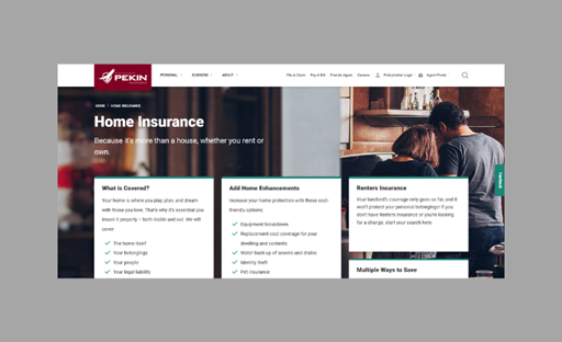Home Insurance Landing Page
