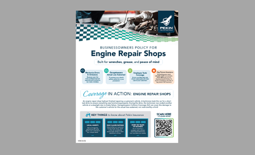 Engine Repair Flyer