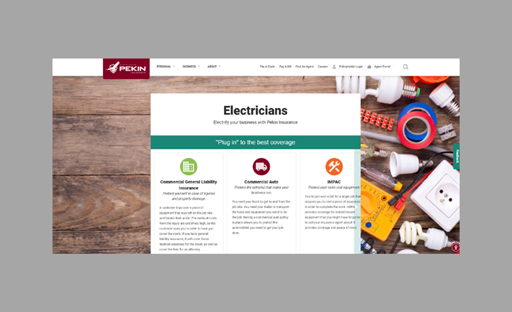 Electrician Landing Page
