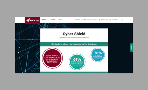 Cyber Landing Page