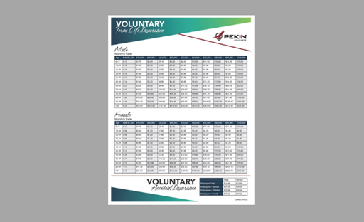 LG463 Voluntary Insurance Rates