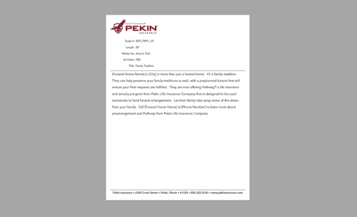 Pathway Radio Ads FamilyTradition 11