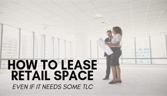 How to Lease Retail Space graphic
